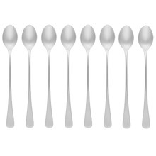 Tablekraft Bogart Stainless Steel Soda Spoons (Set of 8)